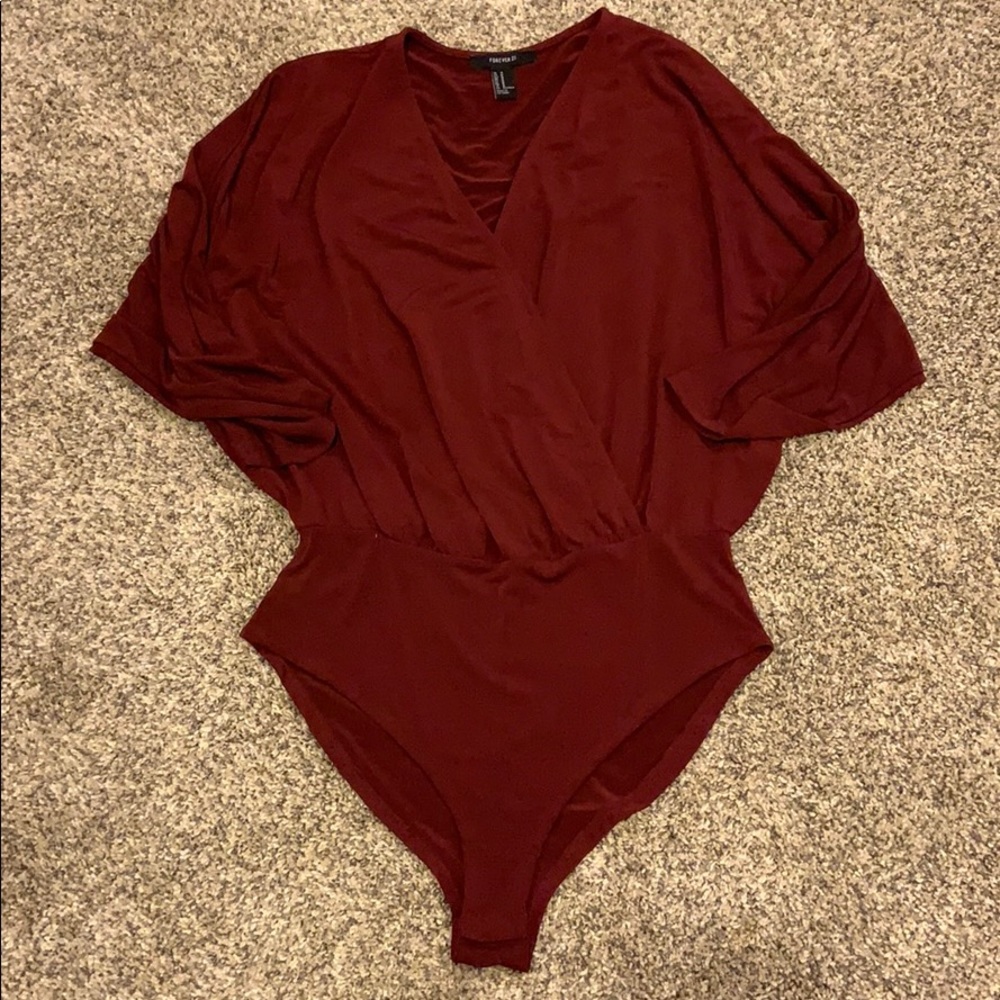Red body suit